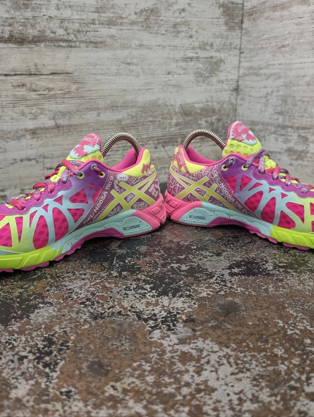 Womens Asics Gel Noosa Tri 9 Running Shoes Sz 8 Used VGC T458Q